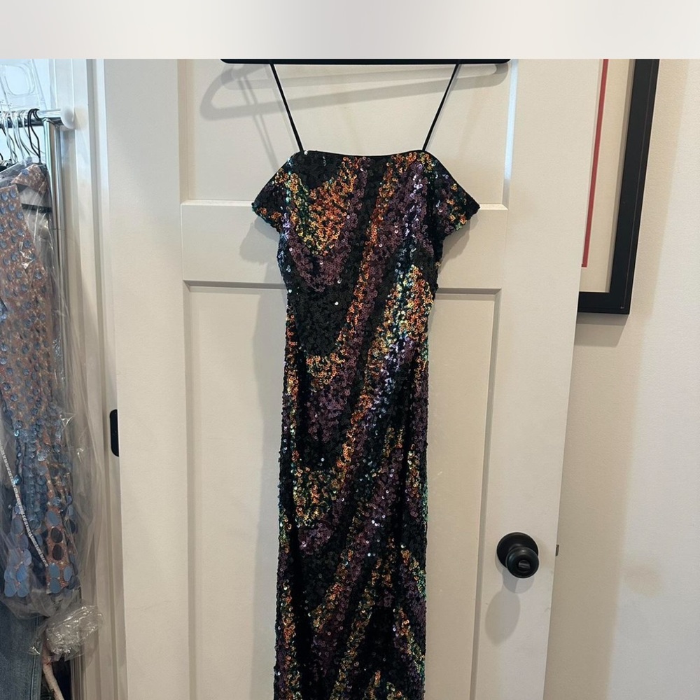 SAYLOR Multicolor Strapless Dress